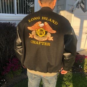 Vintage NY Harley Davidson Bomber Jacket